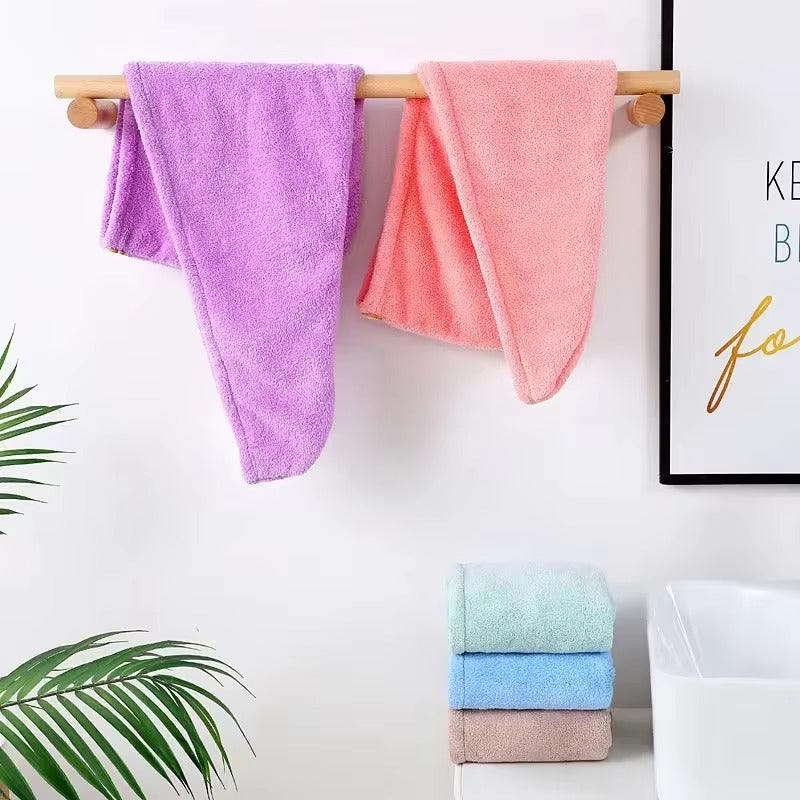 Hair Drying Towel Cap For Women