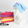 Bow Design Soft Microfiber Flower Cap Towel For Women