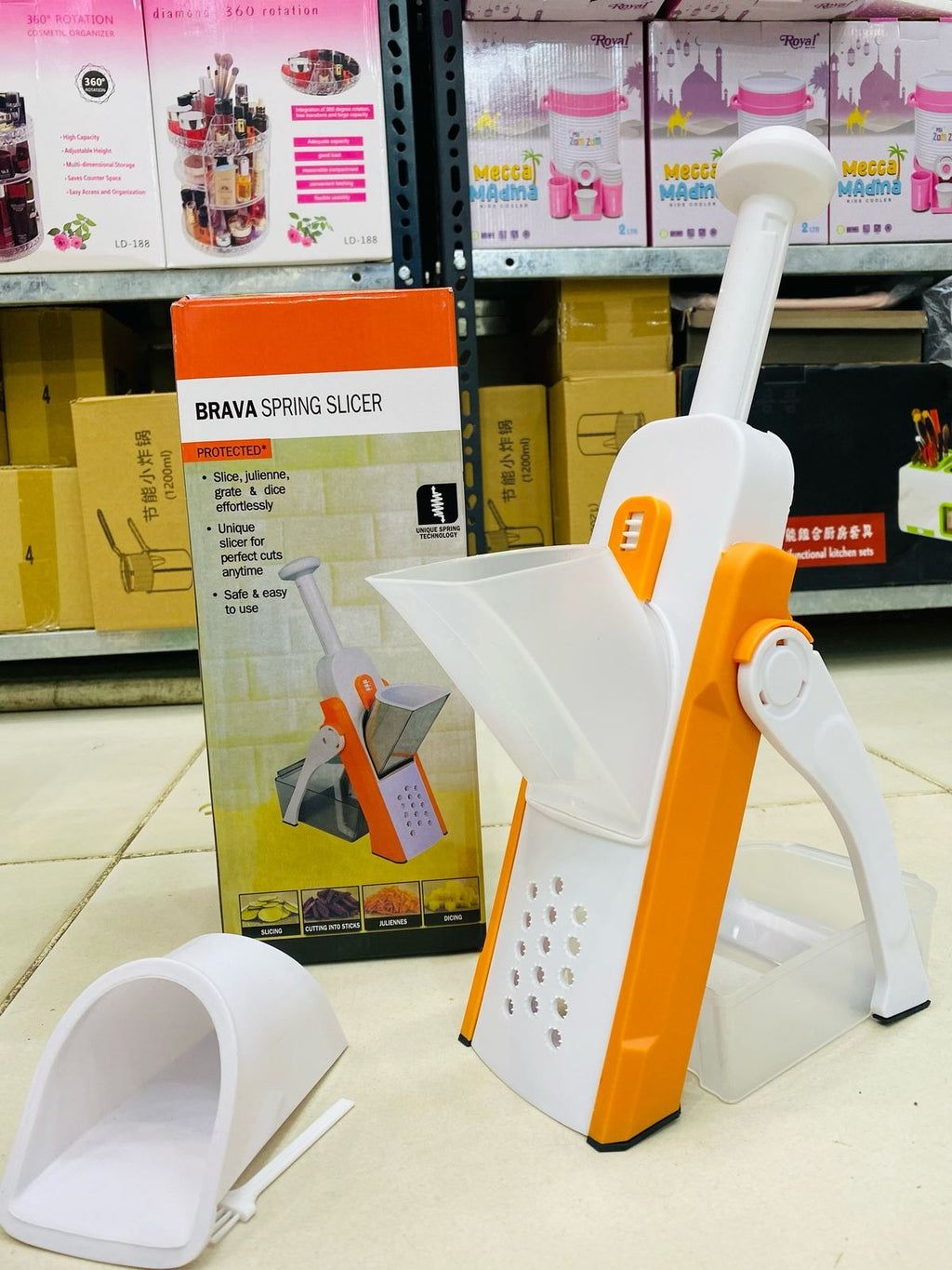 Vertical Mandoline Slicer with Adjustable Thickness