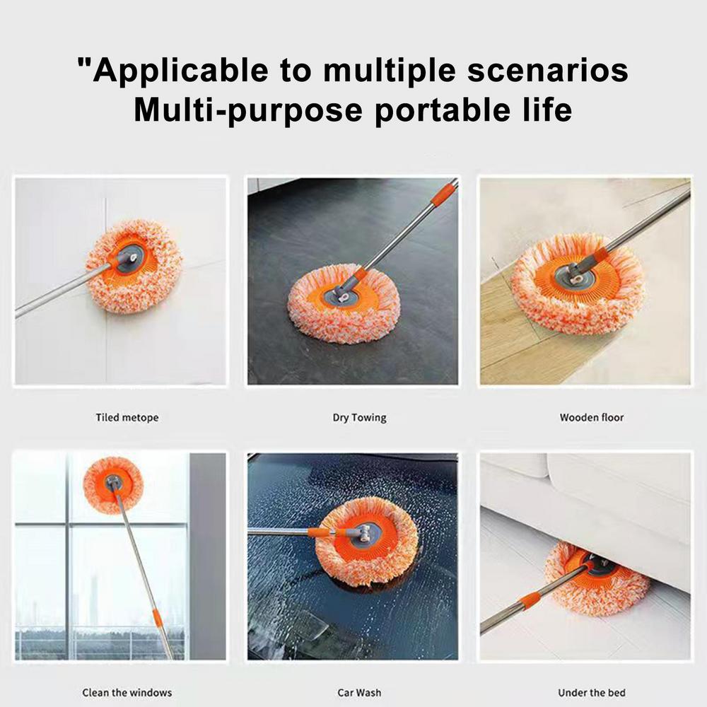360° Rotating Microfiber Mop 10 Feet long