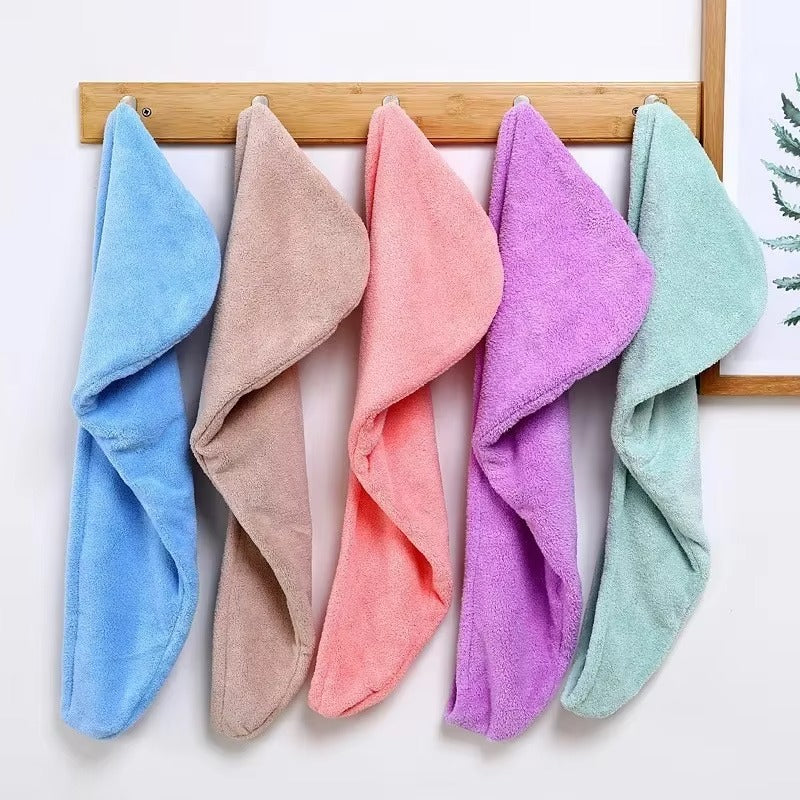 Hair Drying Towel Cap For Women