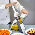 Vertical Mandoline Slicer with Adjustable Thickness